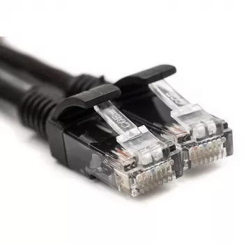 Kabelis Cat5E UTP, 25m, Melns