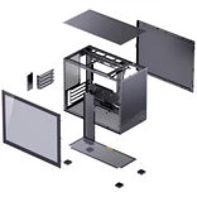 Computer Case Jonsbo D32 STD Mini Case mATX Melns
