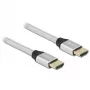 HDMI kabelis DeLOCK Ultra High Speed 48 Gbps 8K 60 Hz sudrabains 3 m