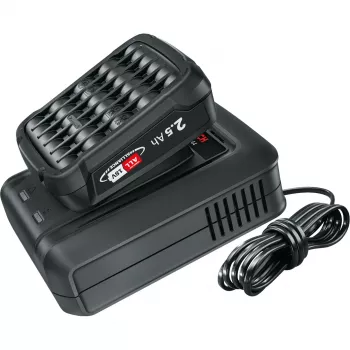 Akumulatora startera komplekts 18V 1x 2,5Ah + ātrais lādētājs AL 18V-44 (melns, litija jonu akumulators 2,5Ah, POWER FOR ALL ALLIANCE)