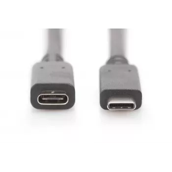 USB Type-C paplašinātāja kabelis Digitus AK-300210-007-S 0,7 m