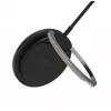 Bezvadu lādētājs FIXED MagPad FIXMPAD2-BK 15 W magnētiskais Qi paliktņveida lādētājs, melns