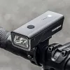 Rockbros velosipēda gaisma + USB-C–USB-A kabelis 260 lm melns