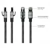 Good Connections Ethernet-kabelis USB-C RJ45, Antracīts, 1,0m