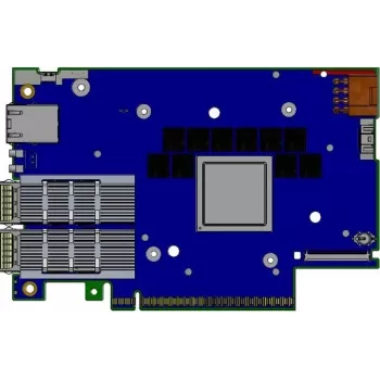 Tīkla DPU NVIDIA BlueField-3 B3210E E-Series FHHL, Dual-Port 100GbE QSFP112, 32GB DDR5