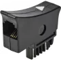 Renkforce Telefon (analog) Adapter [1x TST-Plug - 1x RJ11-Plug 6p4c] Melns (RF-5046540)