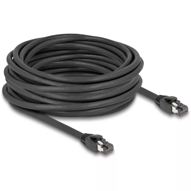 Tīkla kabelis DeLOCK RJ45 Cat.8.1 10m Melns