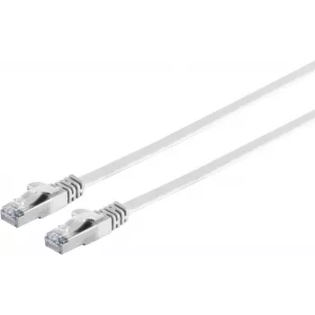 Tīkla kabelis ShiverPeaks 75513-SLW CAT7 U/FTP plakans RJ45, ekranēts, ātrgaitas Ethernet