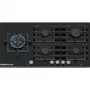 Bosch Serie 8 PRS9A6H40 plīts virsma Melna Iebūvējama 90 cm Gāze 5 zonu(-as)