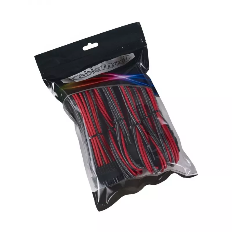Iekšējais strāvas kabelis CableMod CM-PCAB-BKIT-NKCR-3PK-R Carbon Red