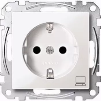 Kontaktligzda CEE 7/3 Merten MEG2350-0319 Balts