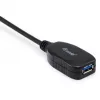 Equip 133347 USB kabelis USB 3.2 Gen 1 (3.1 Gen 1) 10 m USB A Melns