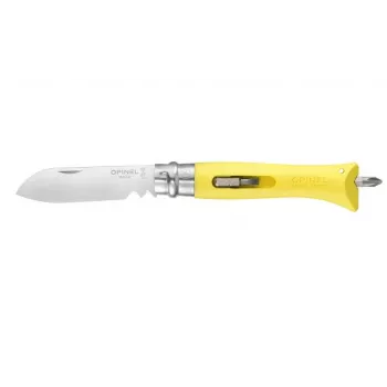 Opinel N°09 Camper/scout dzeltena