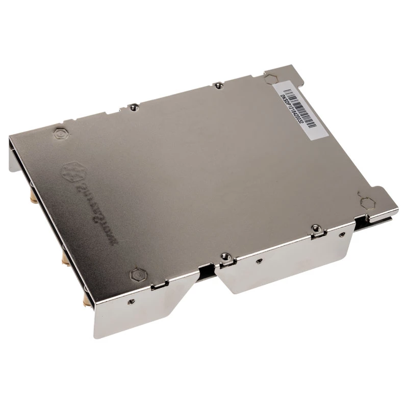 HDD/SSD korpuss SilverStone SST-SDP12 — iekšējais stiprinājuma kronšteina adapteris 3,5 collu/2,5 collu diskdziņiem