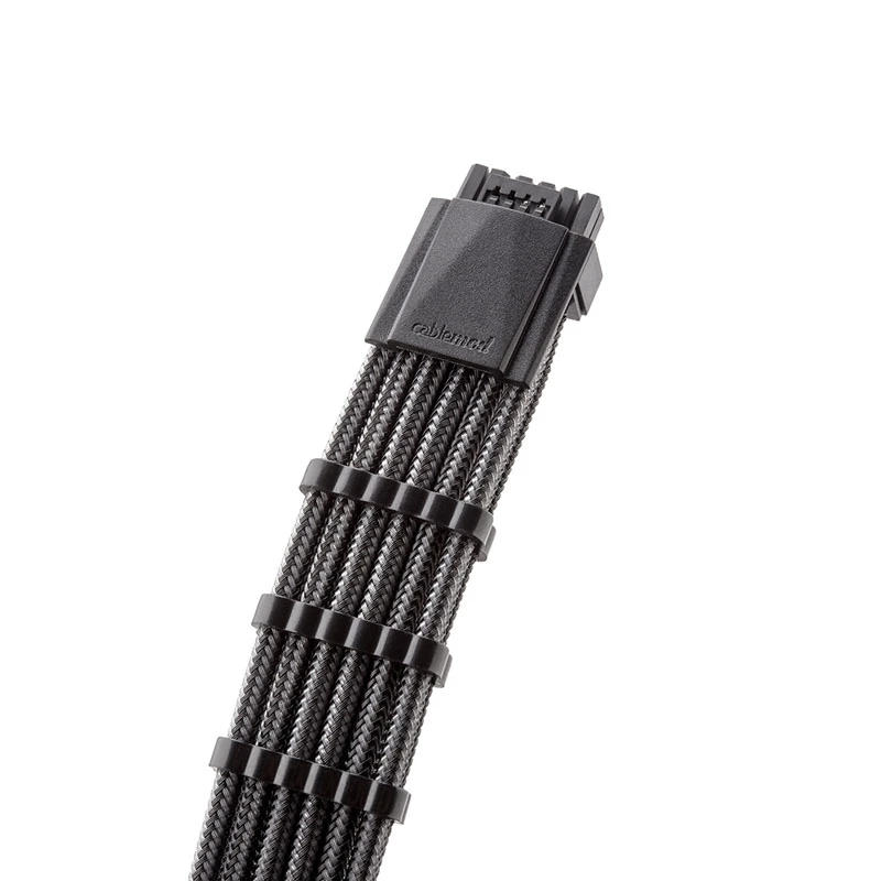 CableMod C-Series Pro ModMesh Apvalkots 12VHPWR PCI-e Kabelis Corsair (Oglekļa, 16-pin uz Trīskāršu 8-pin, 600 mm)