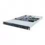 1U statņu servera platforma GIGABYTE R133-C13-ACG1 — AMD B650E mātesplate, Socket AM5, 4x DDR5 UDIMM sloti, 800W liekais barošanas bloks, 4x 2,5 collu/3,5 collu nodalījumi