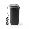 Nedis PASH120BKA4 papīra smalcinātājs, sloksnes smalcināšana, 22 cm, melns