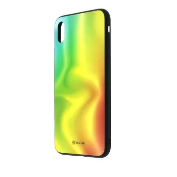 EkRāna aizsargstikls Tellur iPhone XS Max — apdrukāts zīda apdare