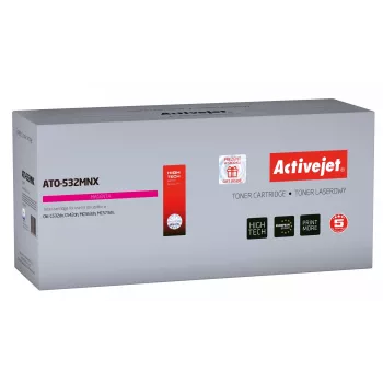 Activejet ATO-532MNX tonera kasetne (aizstāj OKI 46490606; Supreme; 6000 lpp.; fuksīna krāsas)