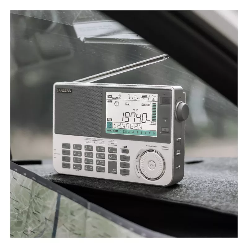 Portatīvais radio Sangean ATS-909 X2 — balts — AM FM SW digitālā regulēšana