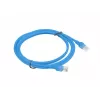 Tīkla kabelis LANBERG PCU6-10CC-0200-B Cat6 U/UTP RJ-45 uz RJ-45 2 m Zils, CCA vads, 250 MHz