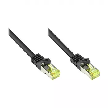 Tīkla kabelis Alcasa 8070R-010S RJ-45 Cat7 1 m Melns
