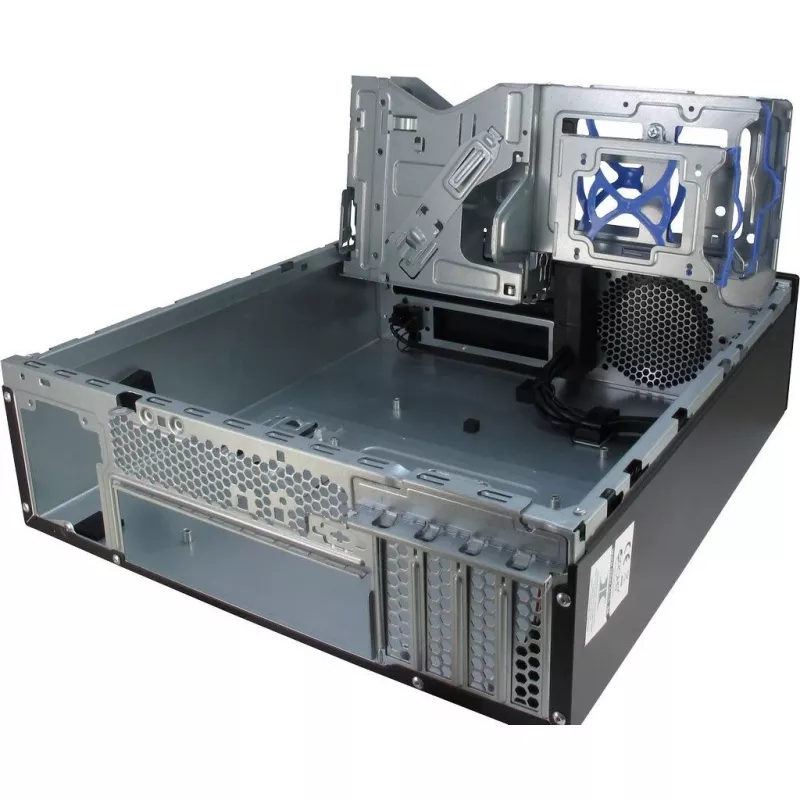 Inter-Tech IT-503 - SFF - Mini-ATX - bez barošanas bloka (TFX12V) - matēti melns - USB/Audio (88881270)