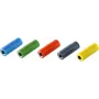 Vada savienotājs banana ShiverPeaks BS56230-SET Melns Zils Zaļš Sarkans Dzeltens