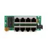 PoE injektors Extralink Gigabit 4 portu, 4x 1000Mb/s RJ45, 48V, zils/melns