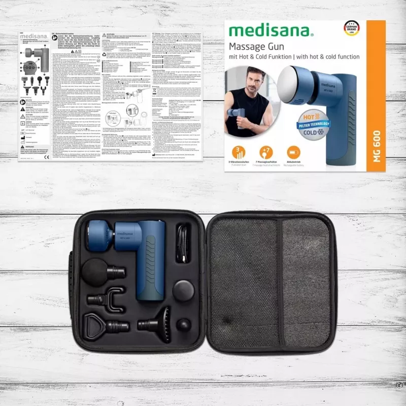 Medisana MG 600 masieris Universāls Melns, Zils