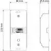 HikVision durvju kontaktu kontrolieris DS-K2M061