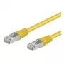 Wentronic Goobay CAT 5e komutācijas kabelis, F/UTP, dzeltens, 5 m - CCA vara maisījums (50168)