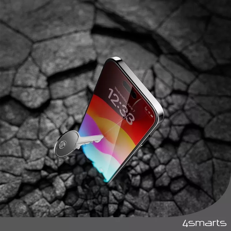 Ekrāna aizsargs 4smarts 540599 iPhone 15 Plus nerūsējošais tērauds