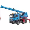 Celtņa kravas automašīna BRUDER MAN TGS Kran-LKW zila ABS 03771