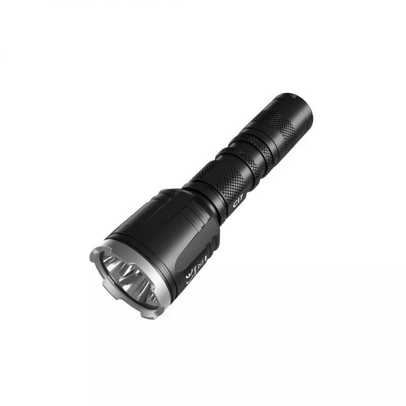 Rokas lukturītis Nitecore CI7 — 4 gaismas diodes, 2500 lūmenu, līdz 130 stundām darbības laika, 148,2 mm, 158 g, melns