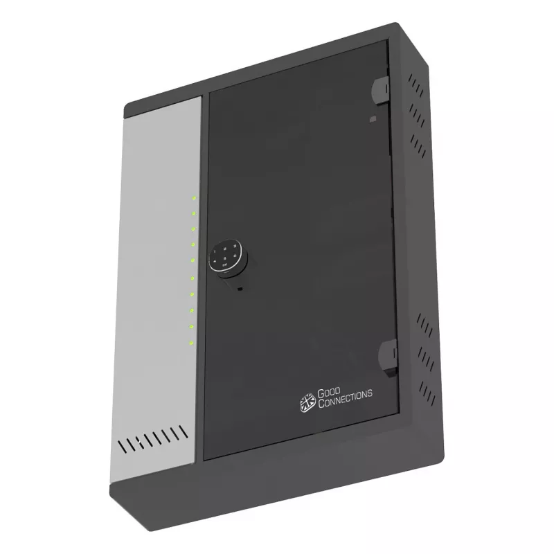 Good Connections sienas uzlādes skapītis līdz 11 ierīcēm, USB-C, 30 W pieslēgvieta