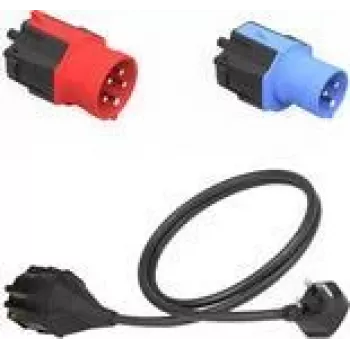 Kontaktligzdu adapteru komplekts NRGkick NRGkick Smart Attachment Set Standard melns zils sarkans