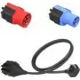 Kontaktligzdu adapteru komplekts NRGkick NRGkick Smart Attachment Set Standard melns zils sarkans