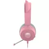 Austiņas Razer Kraken Kitty V3 X — vadu USB Type-A, uz auss, 20–28 kHz, 1,3 m kabelis, rozā