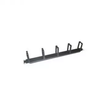 LogiLink kabeļu vadotnes plāksne sadales skapim - RAL 9005 - 1U - 48,3 cm (19 collu)