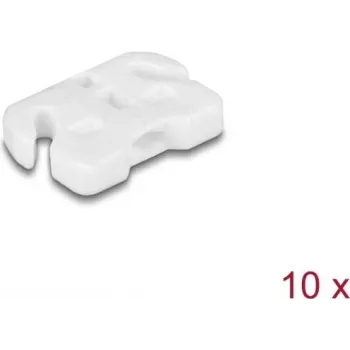 Porta bloķētājs DeLOCK 20962 USB Type-A balts 10 gab.