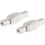 Kabeļu savienotāja adapteris USB B ShiverPeaks BS77042