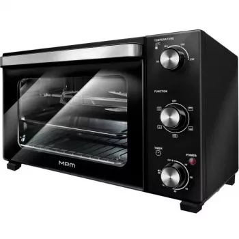Galda elektriskā cepeškrāsns MPM MPE-17/T — 48 L, 1800 W, konvekcija, termostats, rotējošs iesms