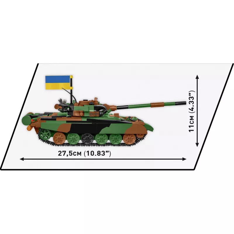 Building set COBI T-72M1R PL/UA Armed Forces 724 pieces
