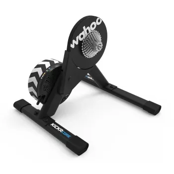 Viedais trenažieris Wahoo KICKR CORE 2 — magnētiskais velotrenažieris, siksnas piedziņa, maks. 1800 W, saderīgs ar 11 ātrumu kaseti, Bluetooth/Wi‑Fi/ANT+