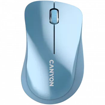 CANYON MW-11, 2,4 GHz bezvadu pele, ar 3 pogām, DPI 1200, baterija: AAA * 2 gab., zila, 67 x 109 x 38 mm, 0,063 kg