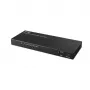 Lindy 4 Port HDMI 8K60 Splitteris ar audio, HDMI, 4x HDMI, 3,5 mm, 7680 x 4320 pikseļi, melns, metāls