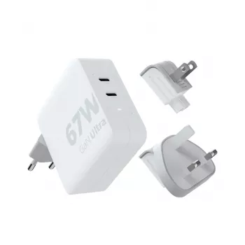 Xtorm 67W GaN-Ultra ceļojumu lādētājs + USB-C PD kabelis