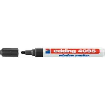 Krīta marķieris Edding 4095 melns 10 gab.