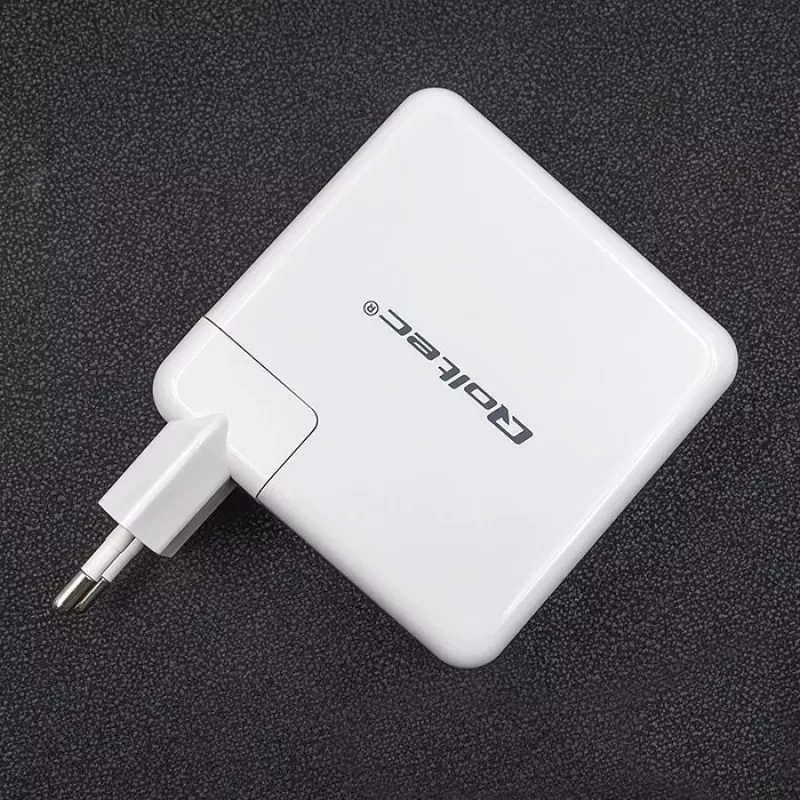 Qoltec GaN lādētājs FAST 108W | 5-20V | 3-4.7A | USB C | Balts